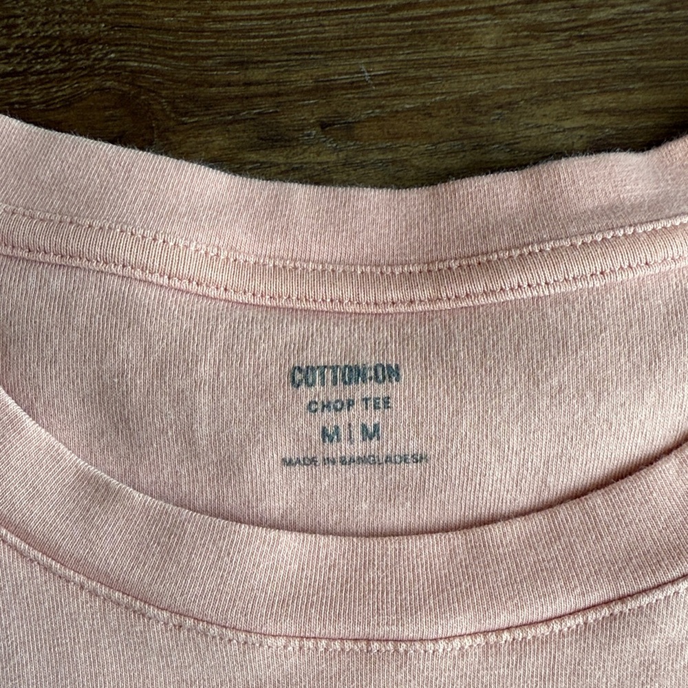 Cotton On Pink Tee with Angelic Print - Picture 2 of 3
